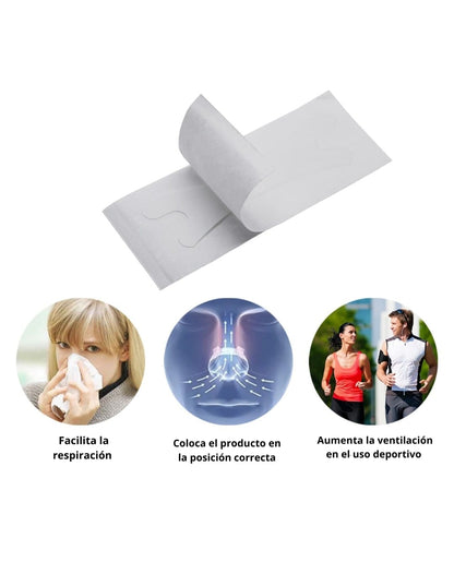 200 tiras respiratorias